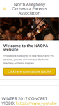 Mobile Screenshot of naorchestra.org
