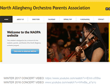 Tablet Screenshot of naorchestra.org
